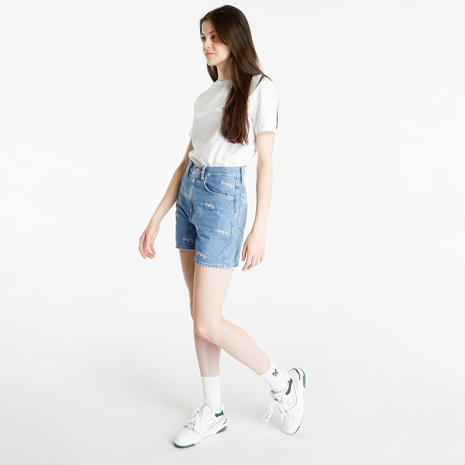 Rövidnadrágok Tommy Jeans Mom Shorts Denim Medium