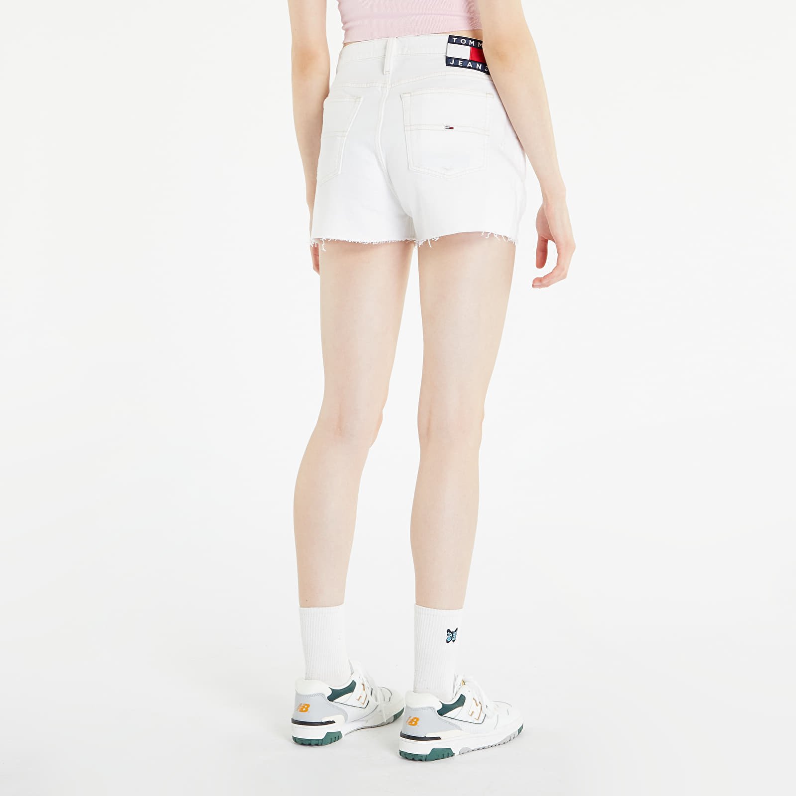White sales tommy shorts