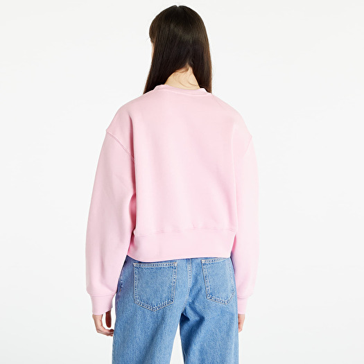Adidas originals essentials deals sweatshirt in pink