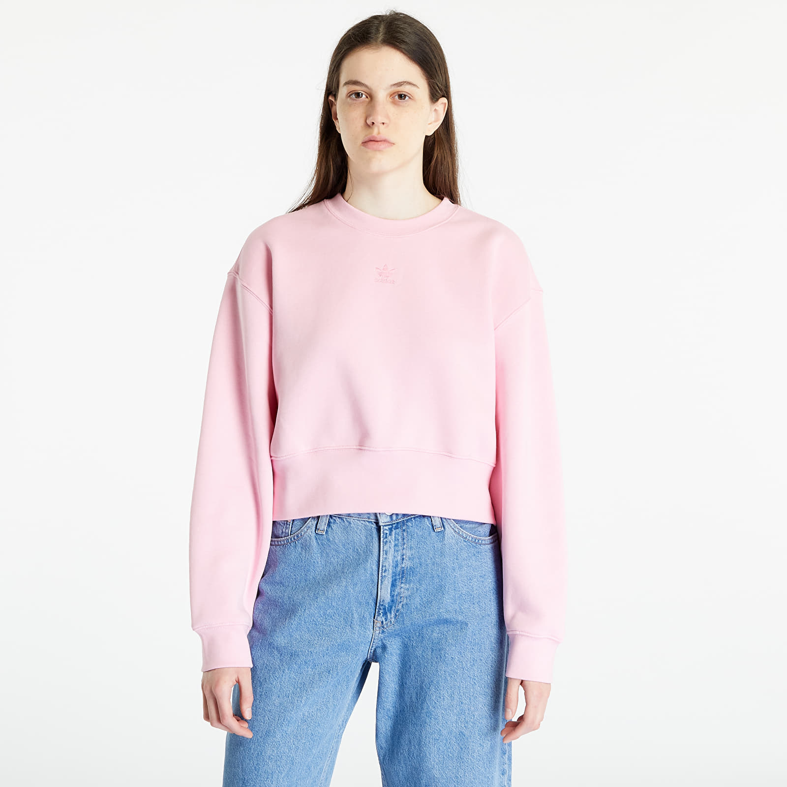 Hoodies and sweatshirts adidas Pink Essentials | Crewneck Footshop Originals Adicolor True