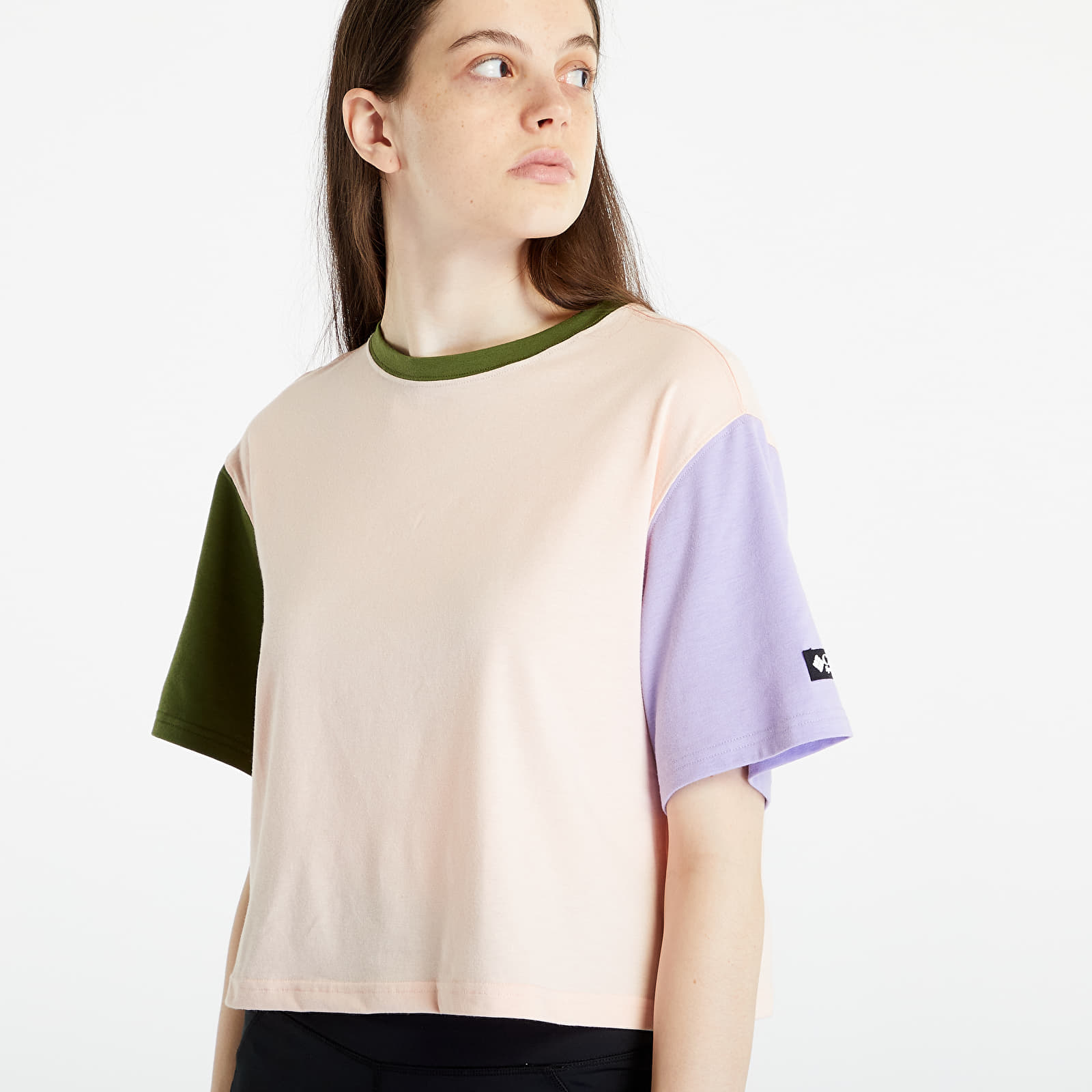 T-shirts Columbia Deschutes Valley™ Cropped Short Sleeve Tee Peach Blossom