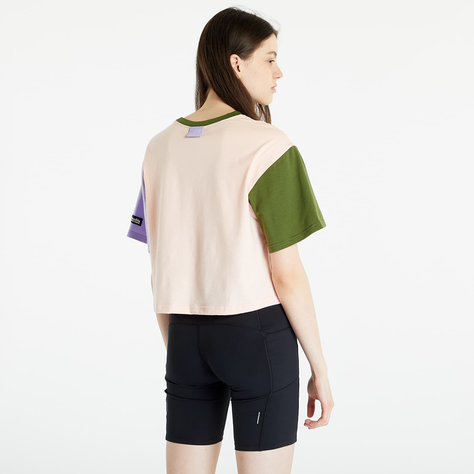 T-shirts Columbia Deschutes Valley™ Cropped Short Sleeve Tee Peach Blossom
