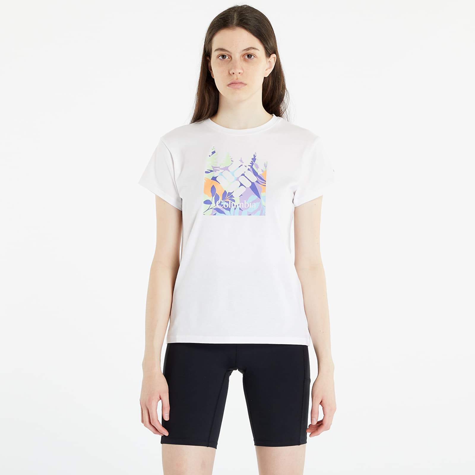 T-shirts Columbia Sun Trek™ Short Sleeve Graphic Tee White/ Arboreal