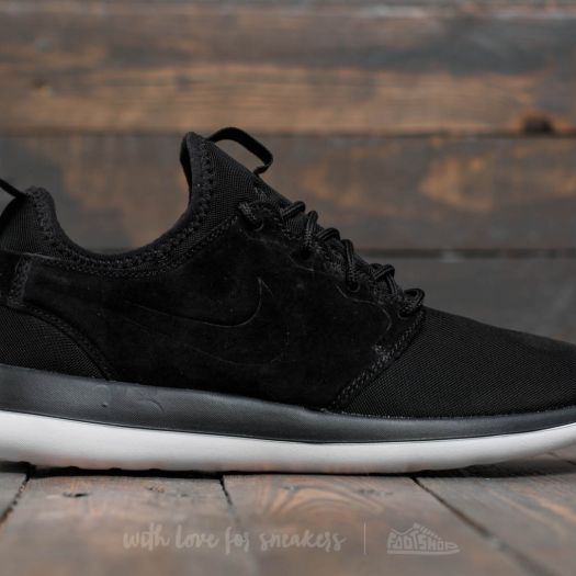 Chaussures et baskets homme Nike Roshe Two BR Black Black White Footshop
