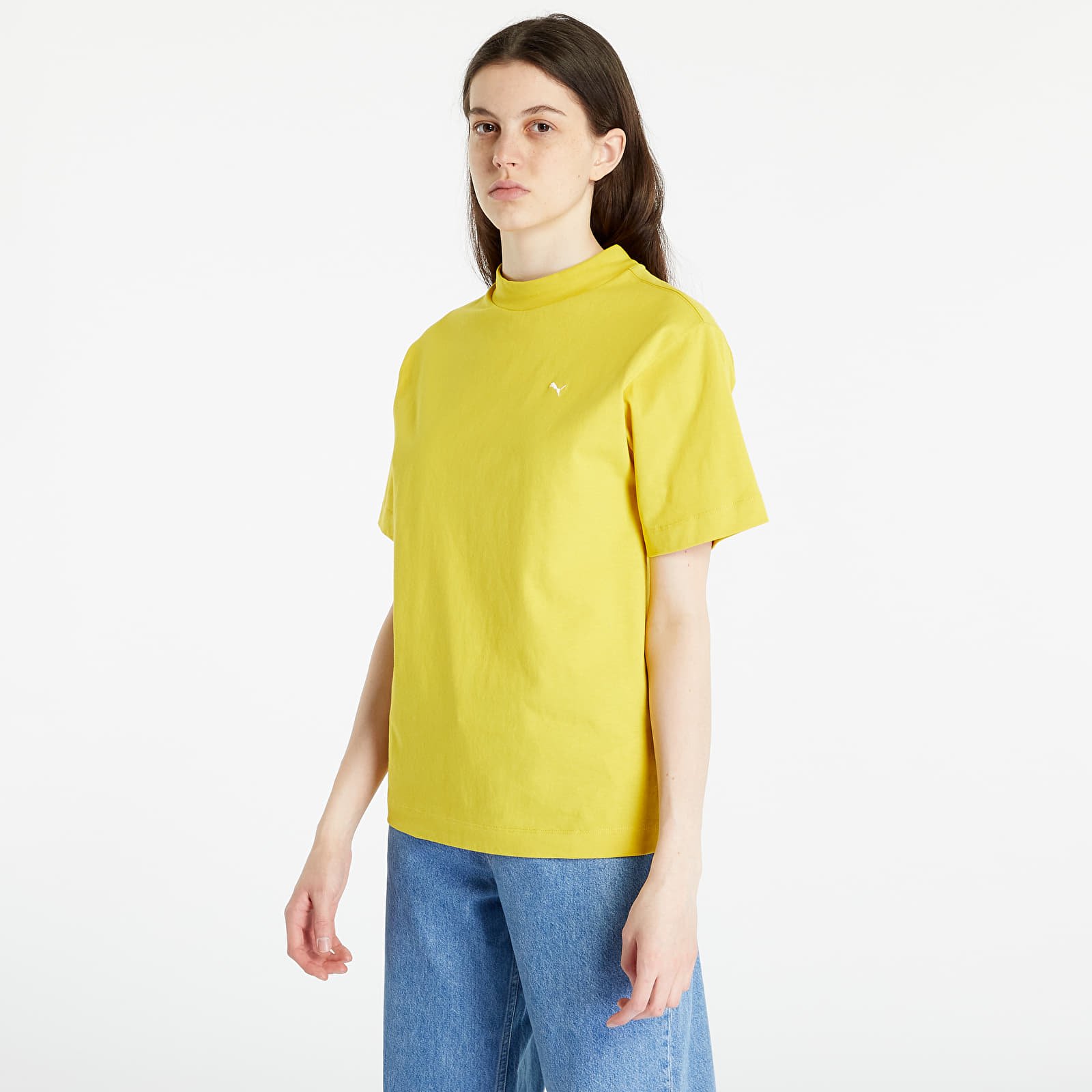 Trička Puma x YONA SUNPŌ Mock Neck Tee Fresh Pear