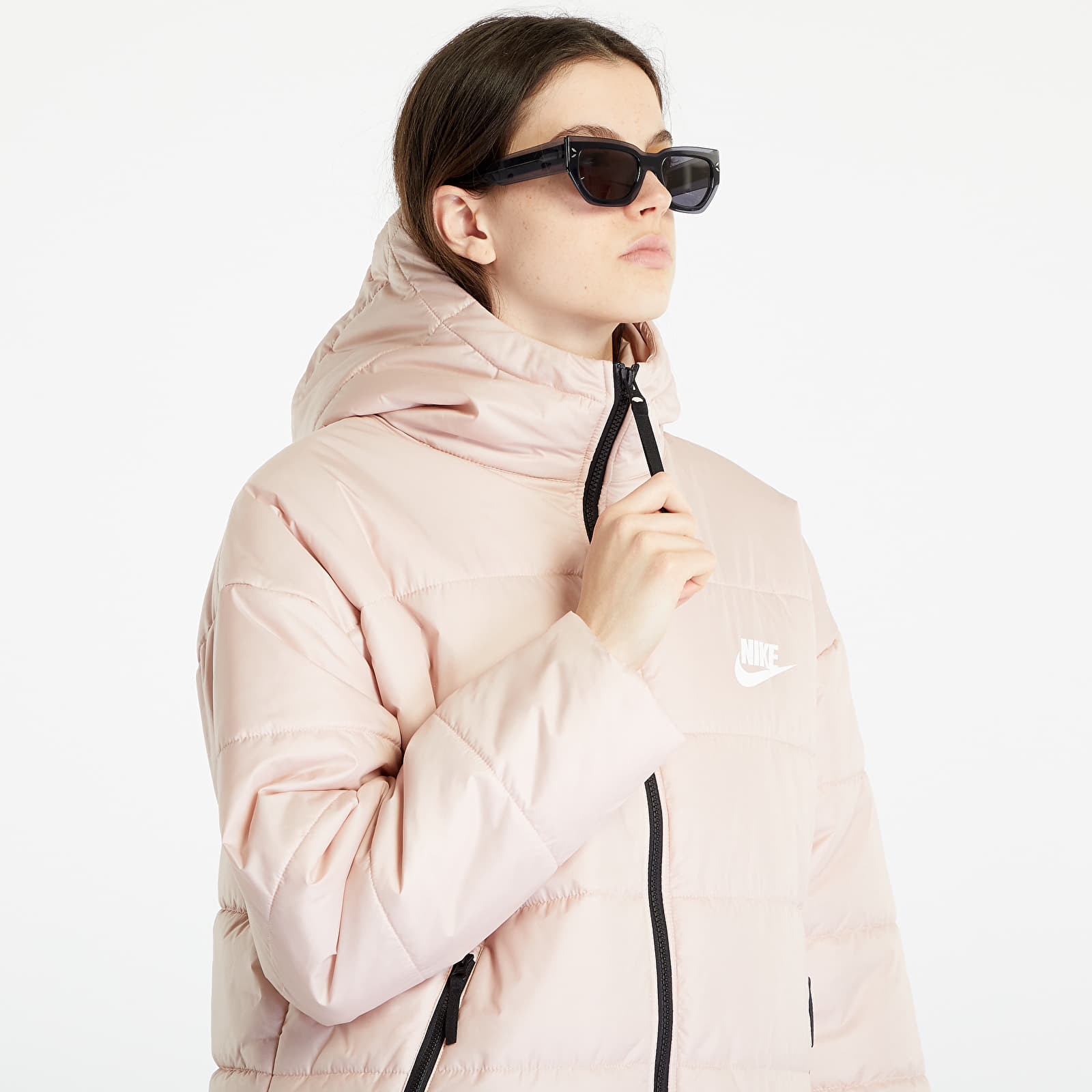 Pink Nike Womens Sportswear Therma Fit Repel Synthetic Fill Hooded Jacket -  Get The Label