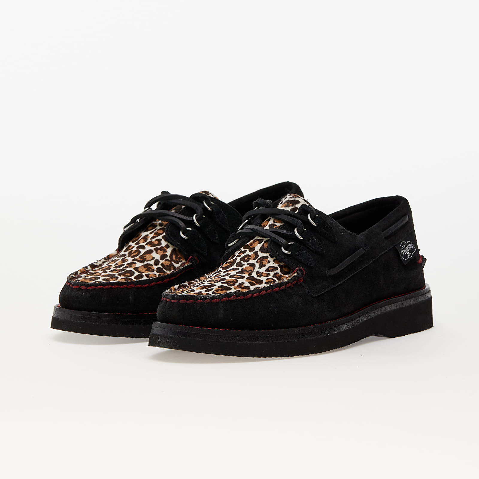 Ανδρικά παπούτσια Pleasures x Sperry Vibram 3-Eye Boat Shoe Black