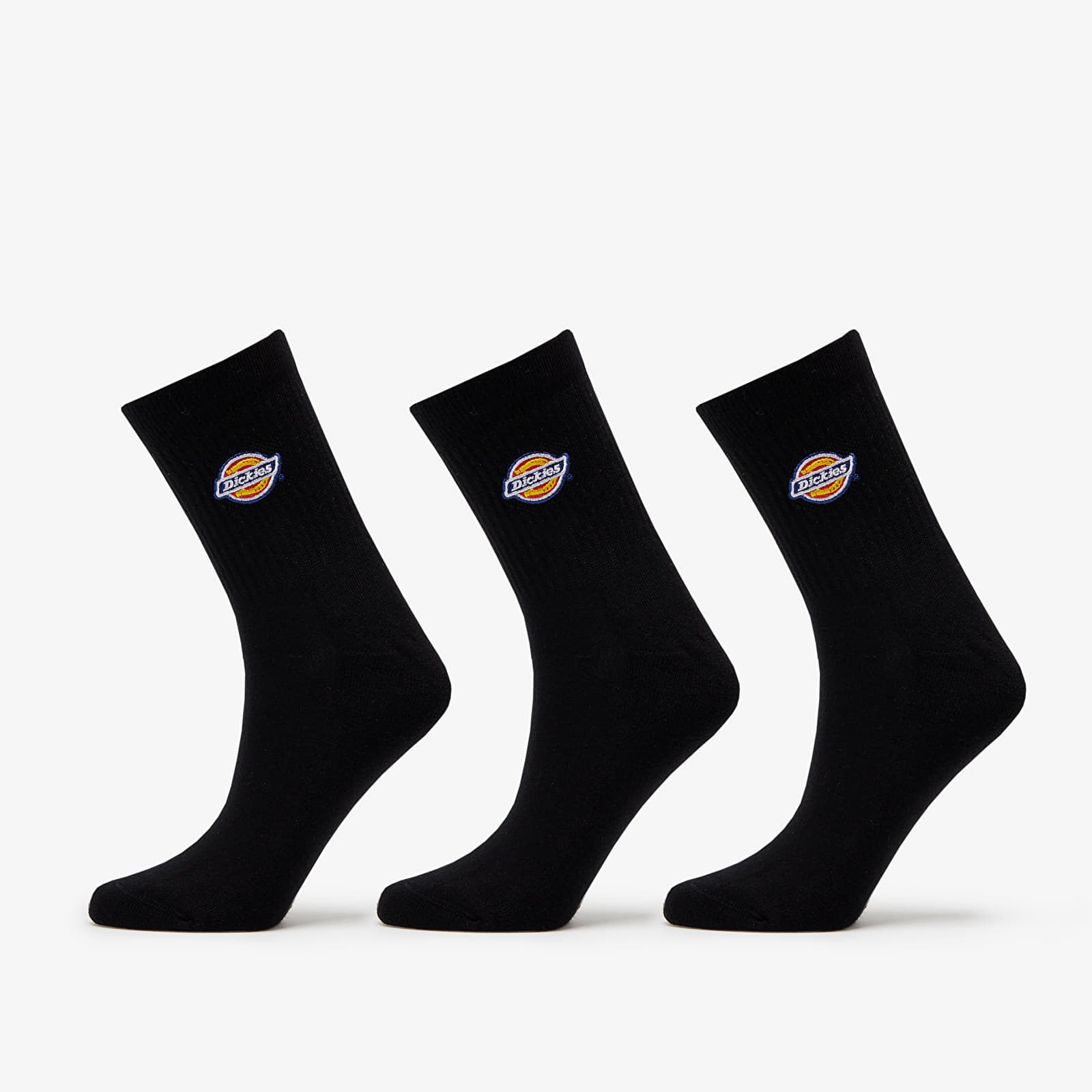 Dickies Valley Grove Socks 3-Pack Black 39-42