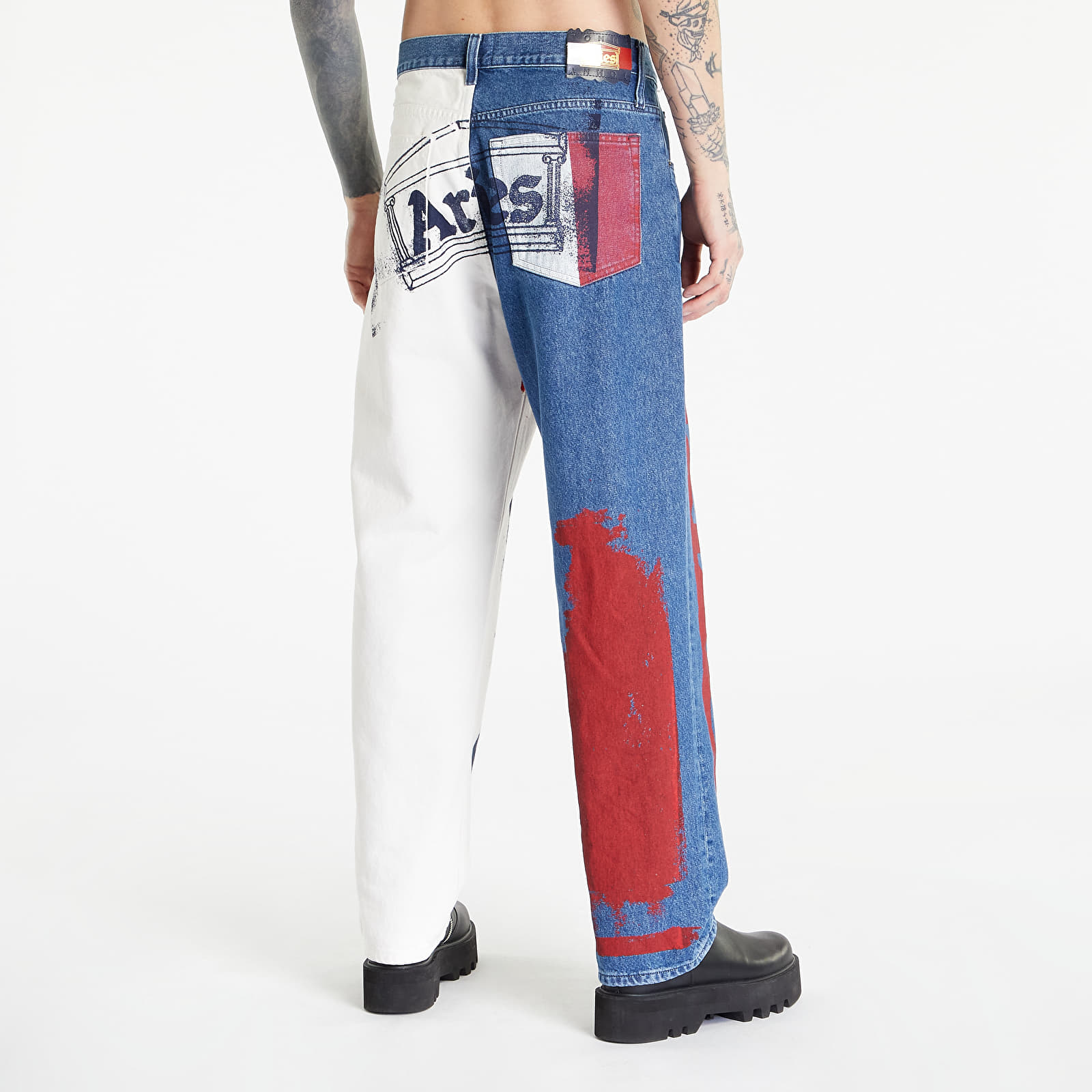 Tommy hilfiger patchwork jeans top