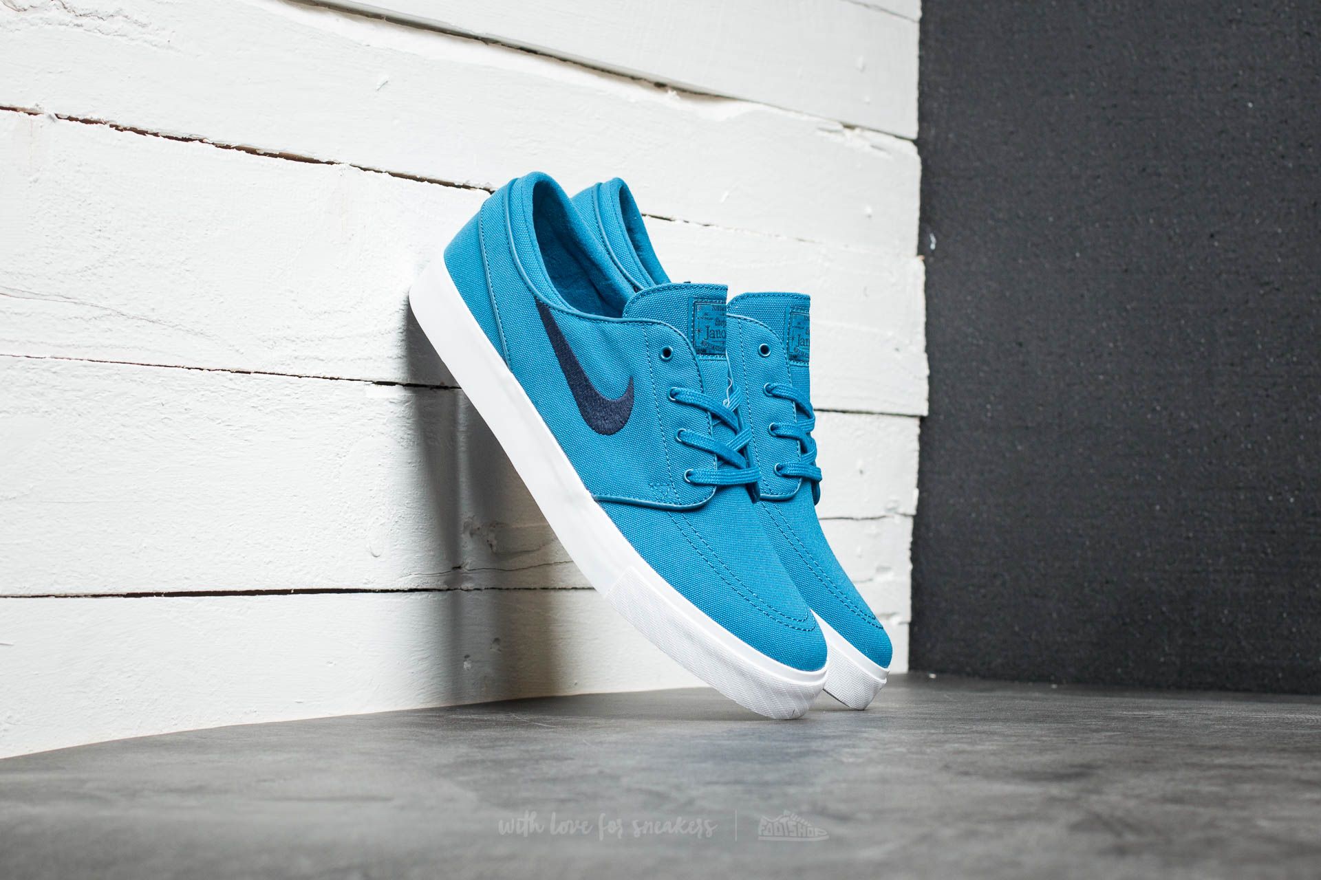 Miesten kengät Nike Zoom Stefan Janoski Canvas Industrial Blue/ Obsidian