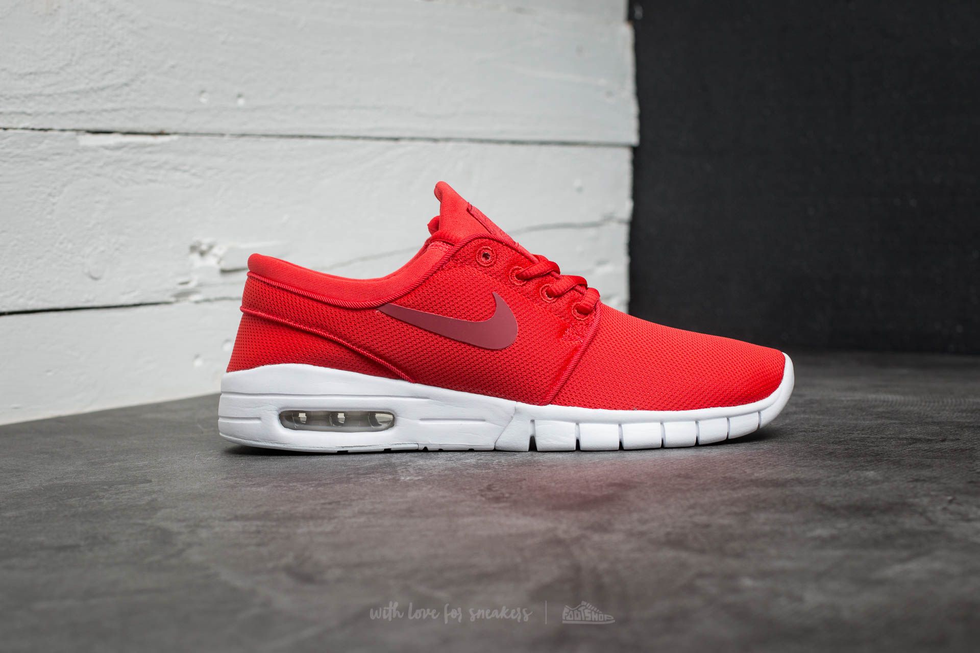 Naisten kengät Nike Stefan Janoski Max (GS) Track Red/ Cedar-White