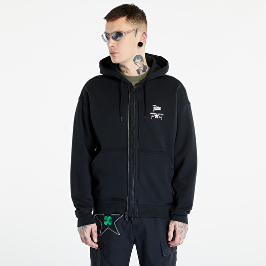 Converse black sales zip hoodie