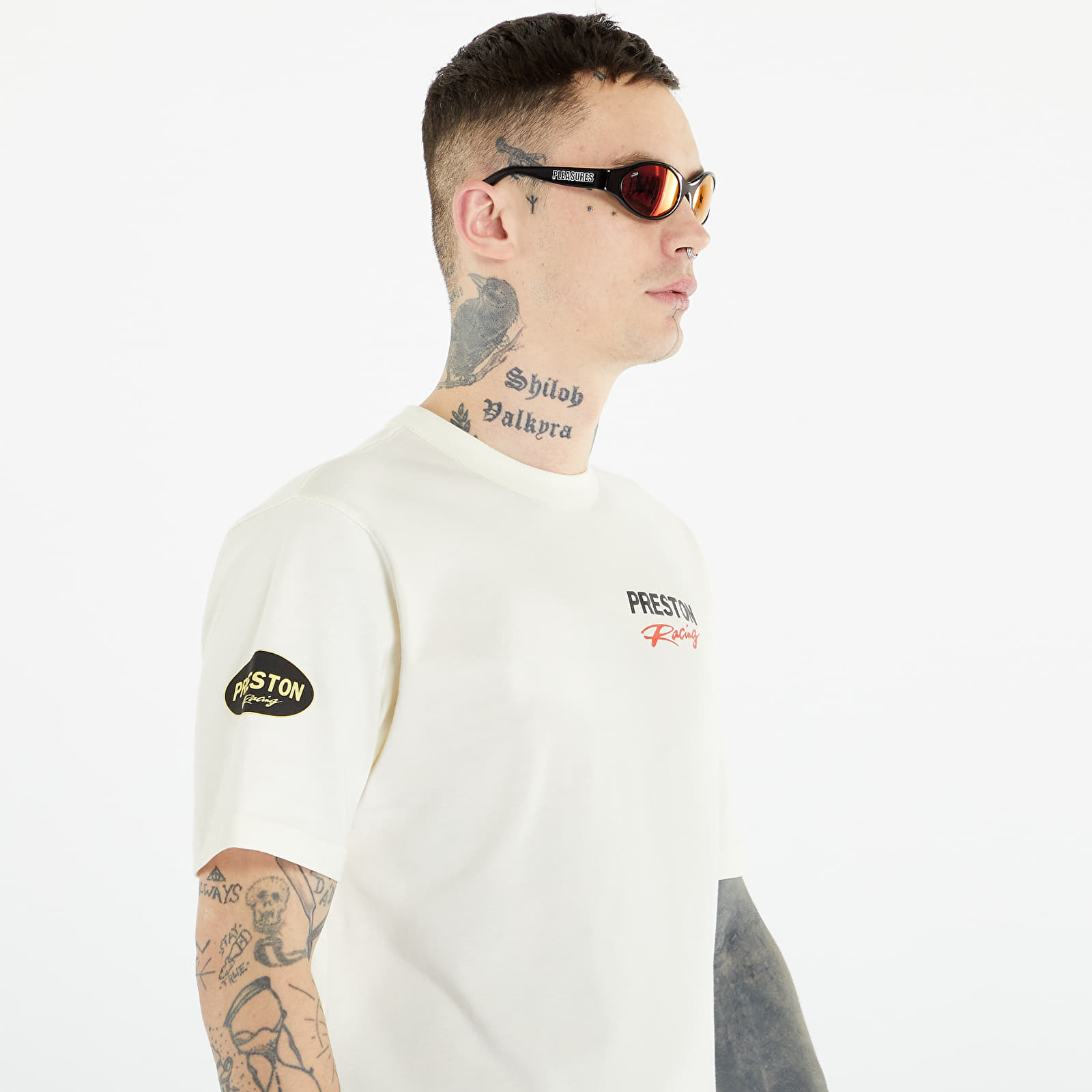 T-shirts Heron Preston Preston Racing Short Sleeve Tee White/ Black