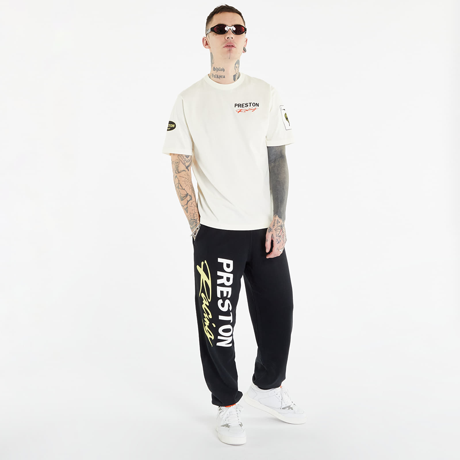 Tricouri  Heron Preston Preston Racing Short Sleeve Tee White/ Black