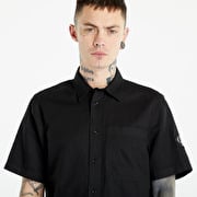 Shirts Calvin Klein Jeans Linen Short Sleeve Shirt Black Footshop