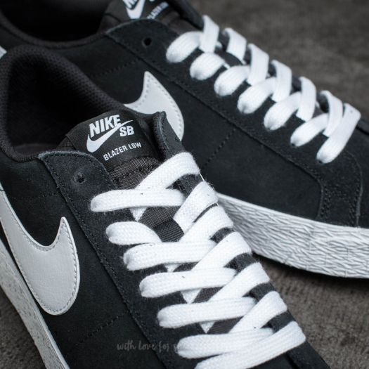nike sb blazer black white