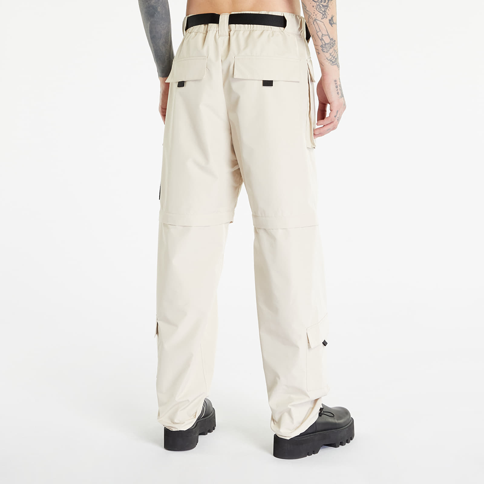 Pantaloni și blugi Calvin Klein Jeans Multifunctional Zip Woven Pants Beige