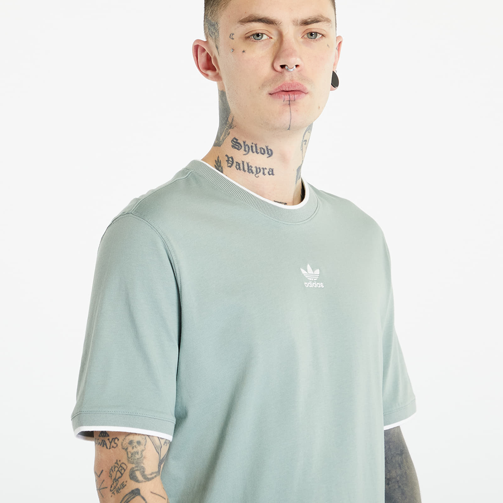 T-shirts adidas Originals Essentials Rekive Tee Silver Green