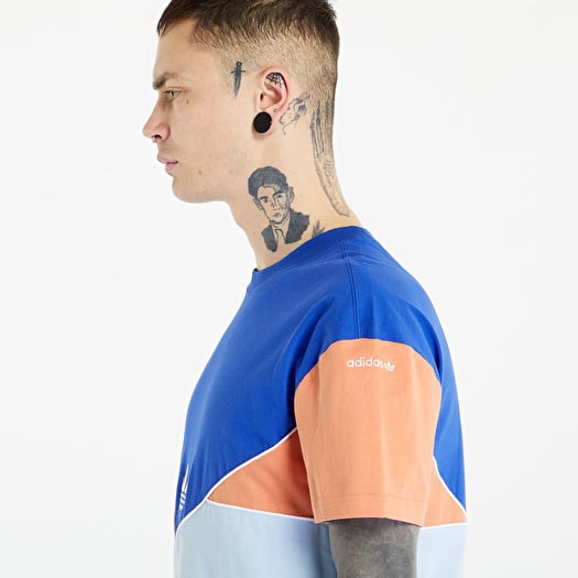 adidas Adicolor Seasonal Archive Tee Semi Lucid Blue Clear Sky Hazy Copper Footshop
