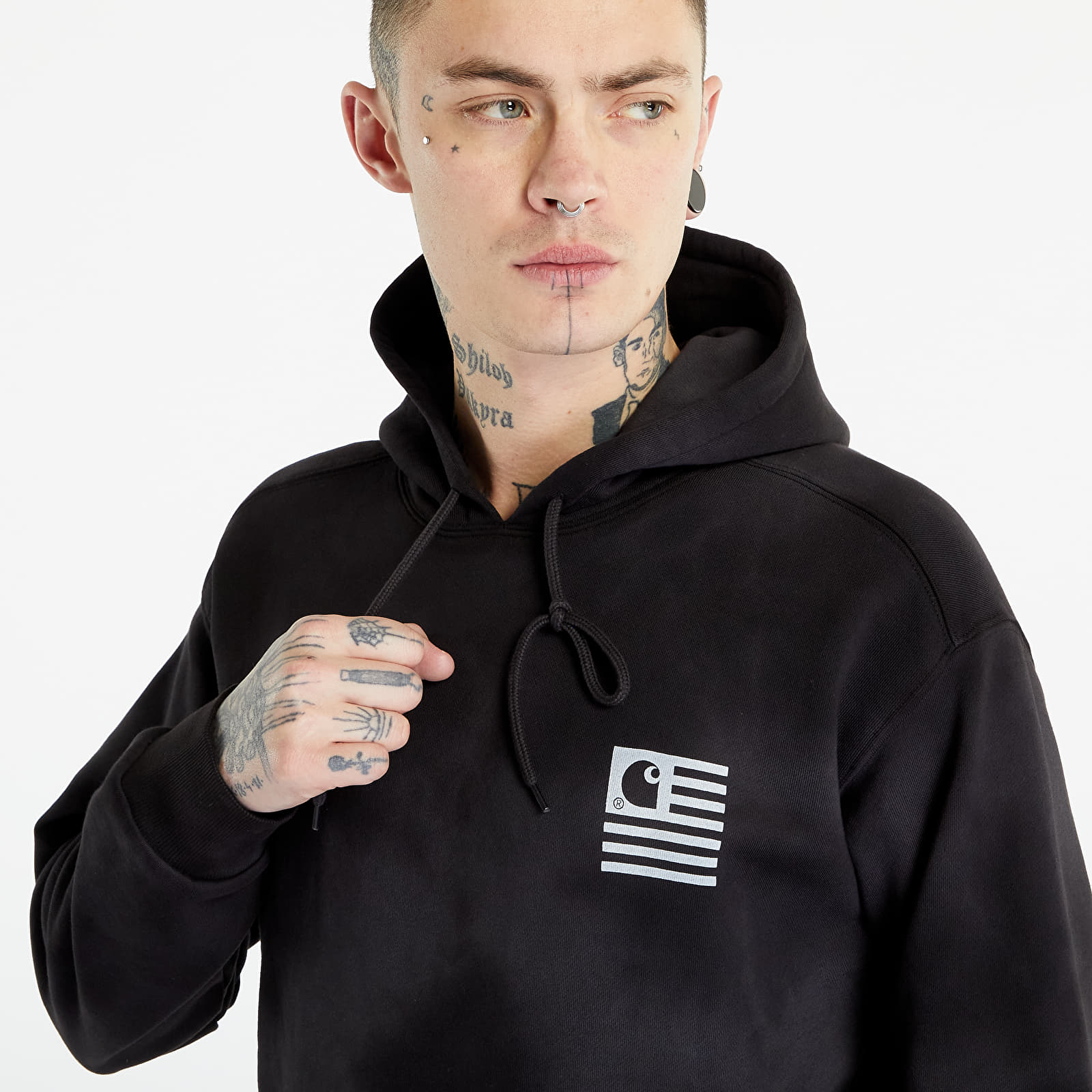 Hoodies and sweatshirts Carhartt WIP Chromo Sweat Hoodie Black