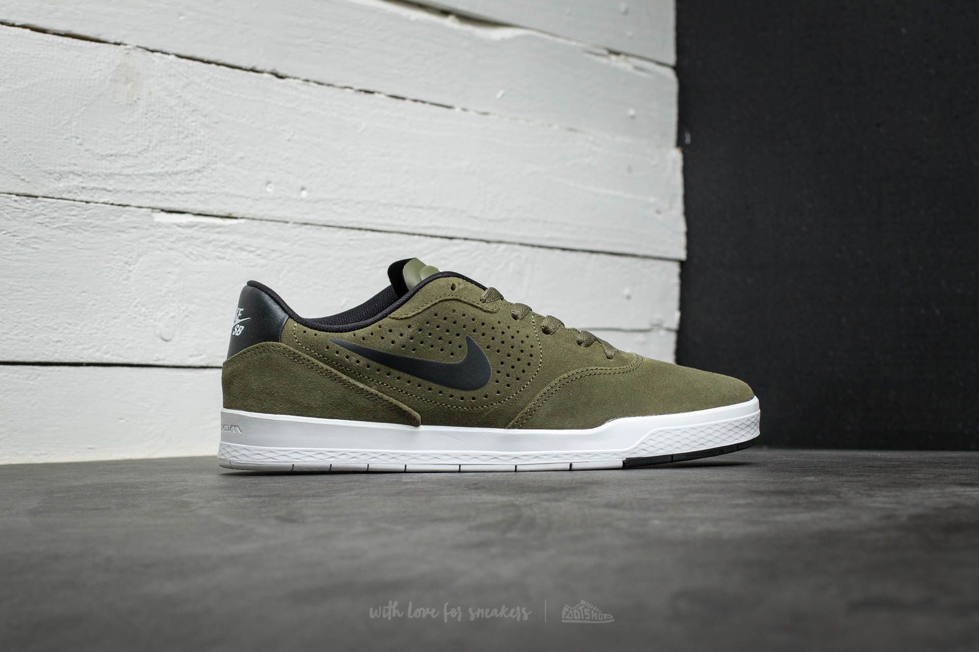Herenschoenen Nike Paul Rodriguez 9 CS Medium Olive/ Black-White