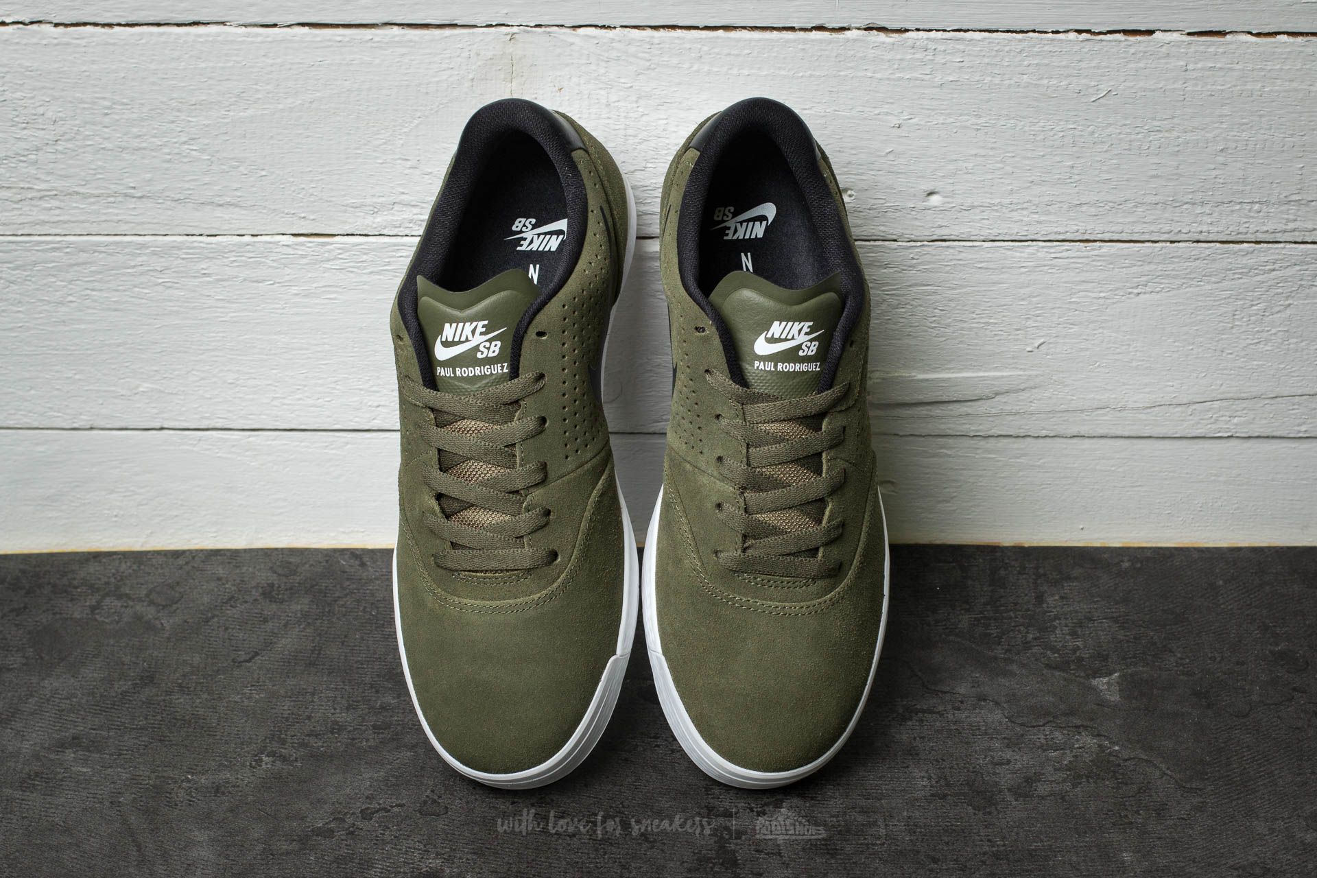 Herenschoenen Nike Paul Rodriguez 9 CS Medium Olive/ Black-White