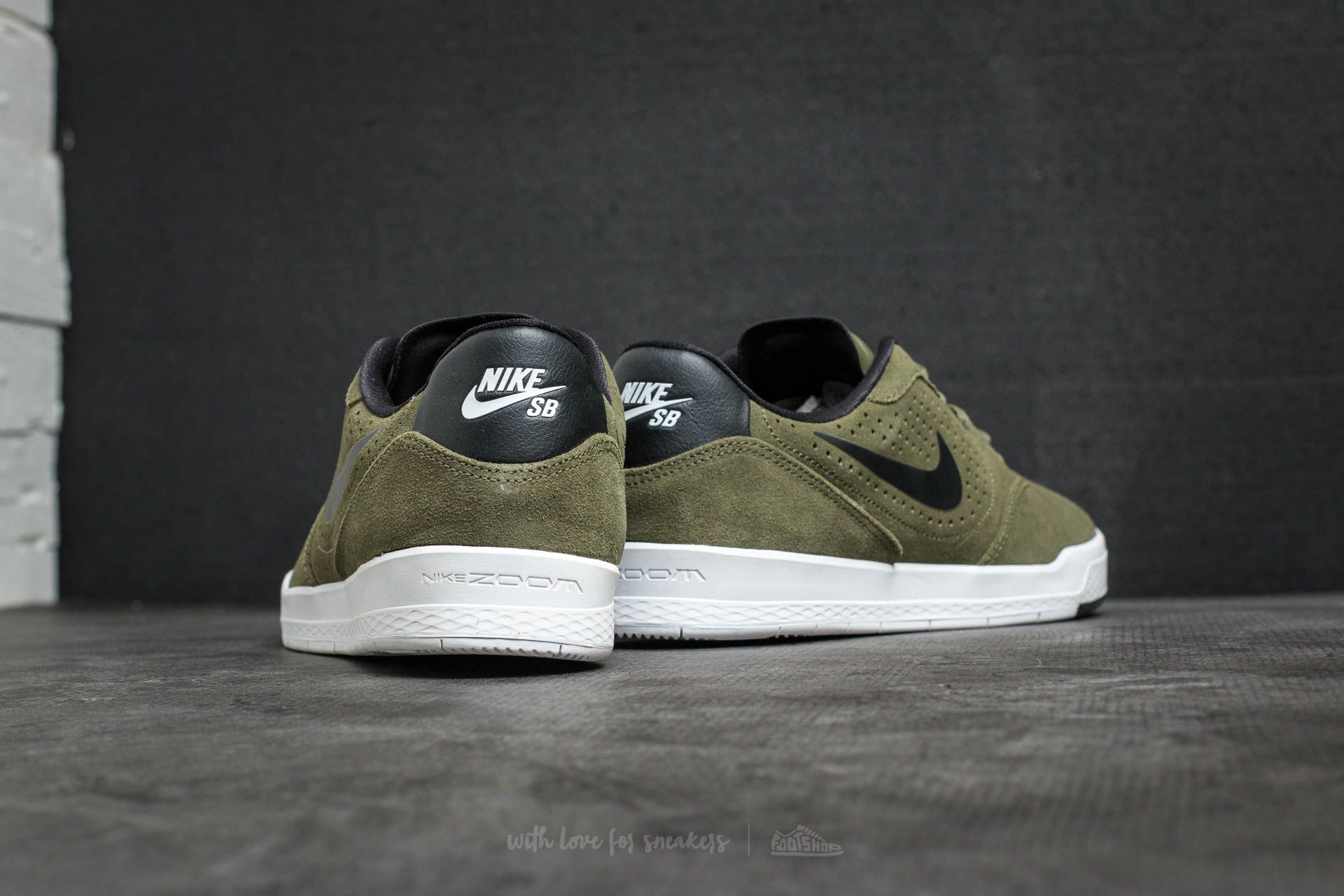 Herenschoenen Nike Paul Rodriguez 9 CS Medium Olive/ Black-White
