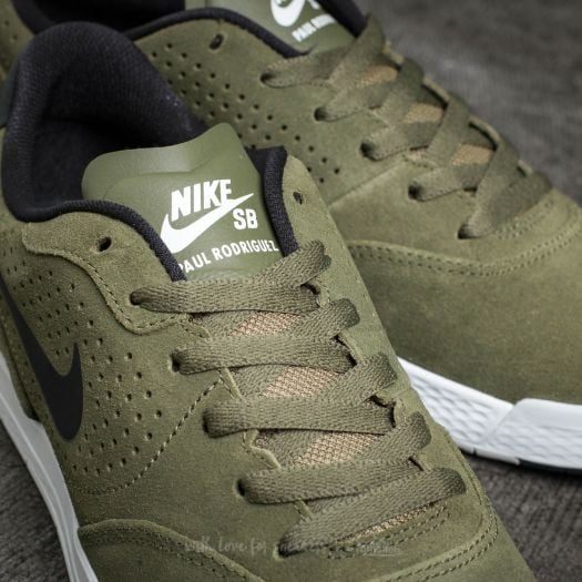 Men s shoes Nike Paul Rodriguez 9 CS Medium Olive Black White Footshop