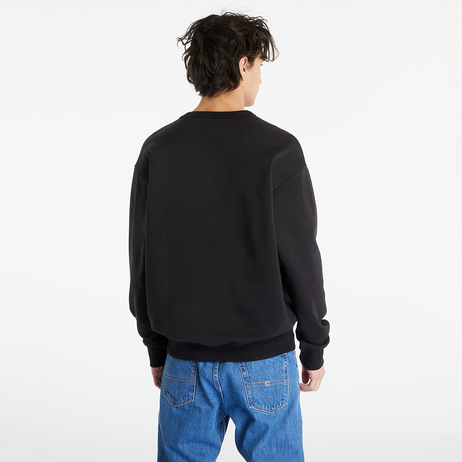 Mikiny a svetry Reebok Cl Sv Crew Black/ Chalk