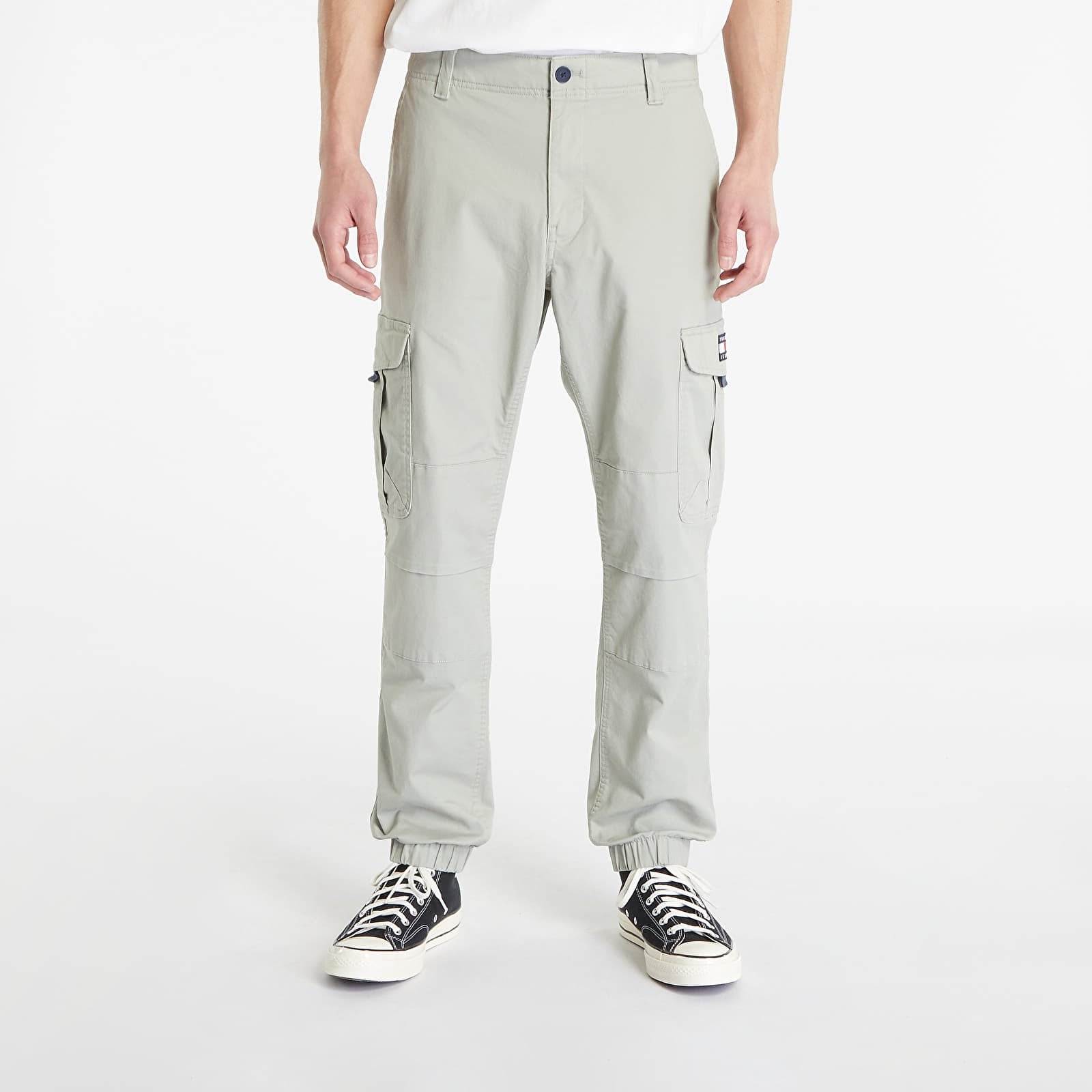 Levně Tommy Jeans Ethan Washed Cargo Pants Faded Willow
