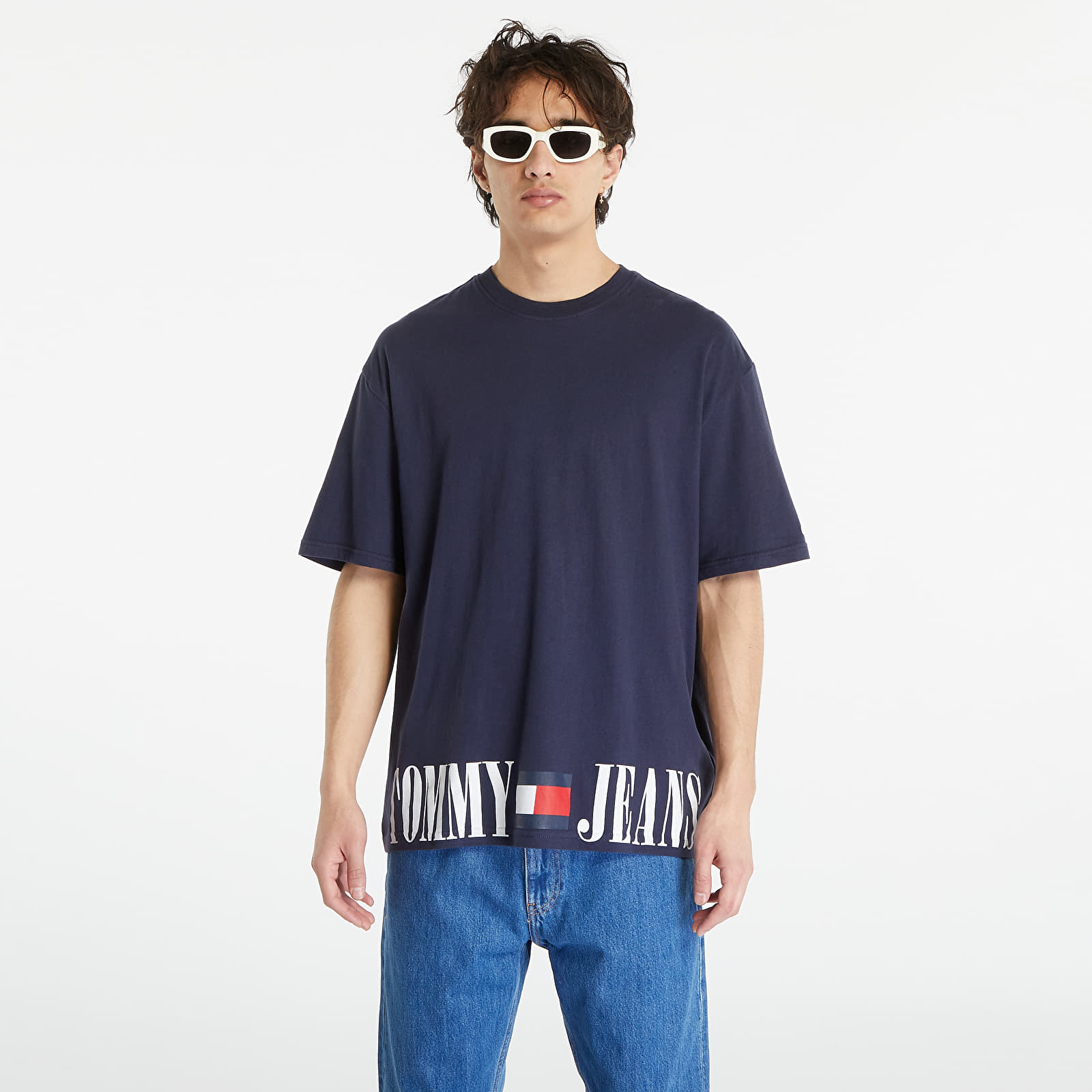Camisetas Tommy Jeans Skate Archive Short Sleeve T-Shirt Twilight Navy