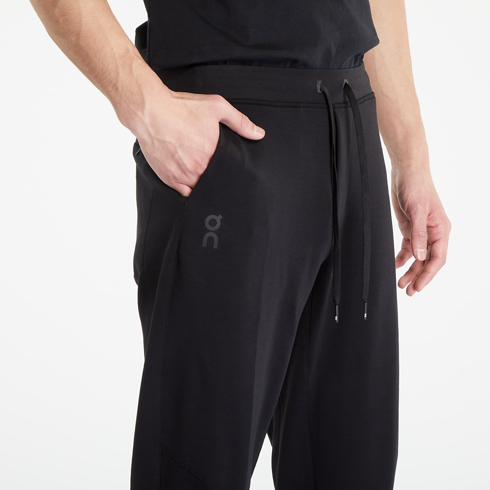 The Karyn Glossy Sweat Pants In Black
