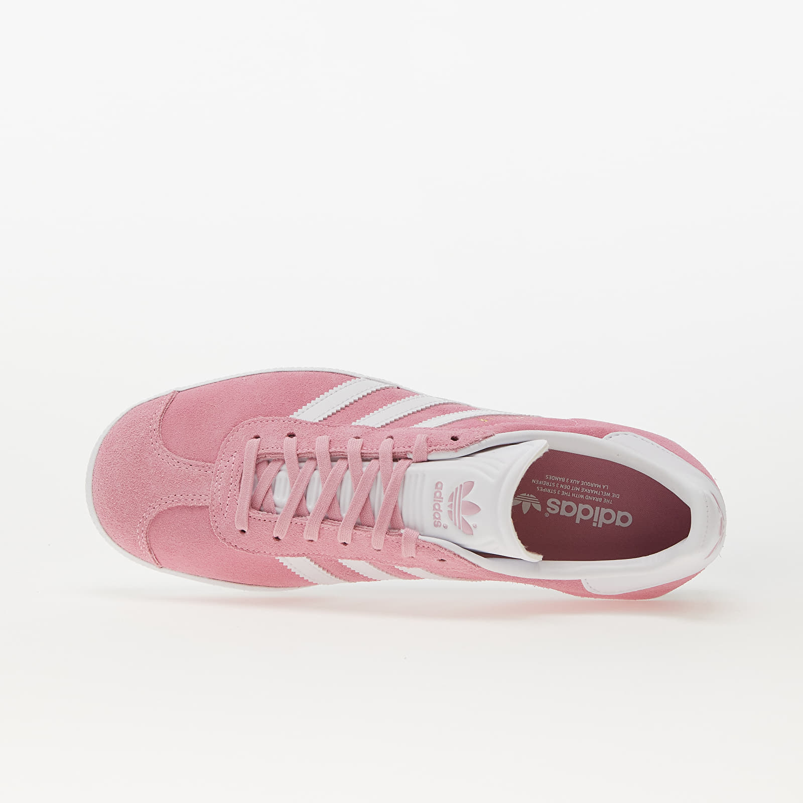adidas gazelle white pink stripes