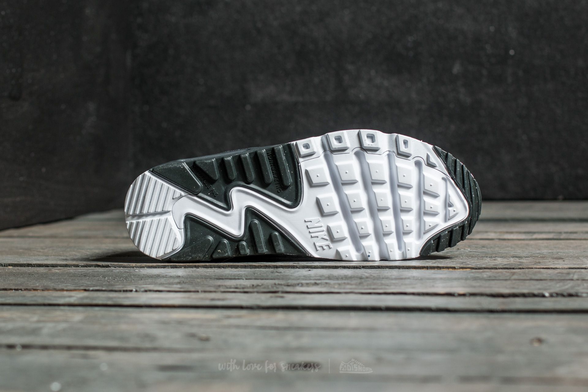 Sapatos de mulher Nike Air Max 90 Se Mesh (GS) Dark Grey/ Anthracite-White
