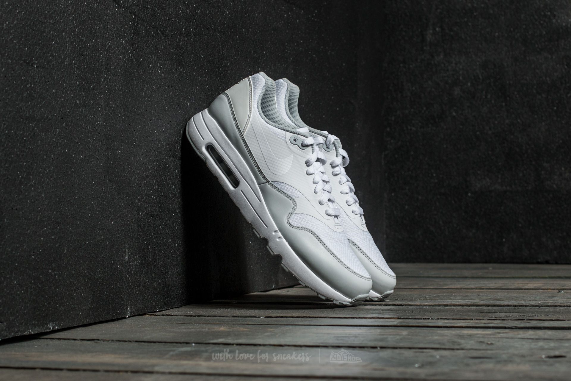 Men s shoes Nike Air Max 1 Ultra 2.0 Essential White White Pure Platinum Footshop