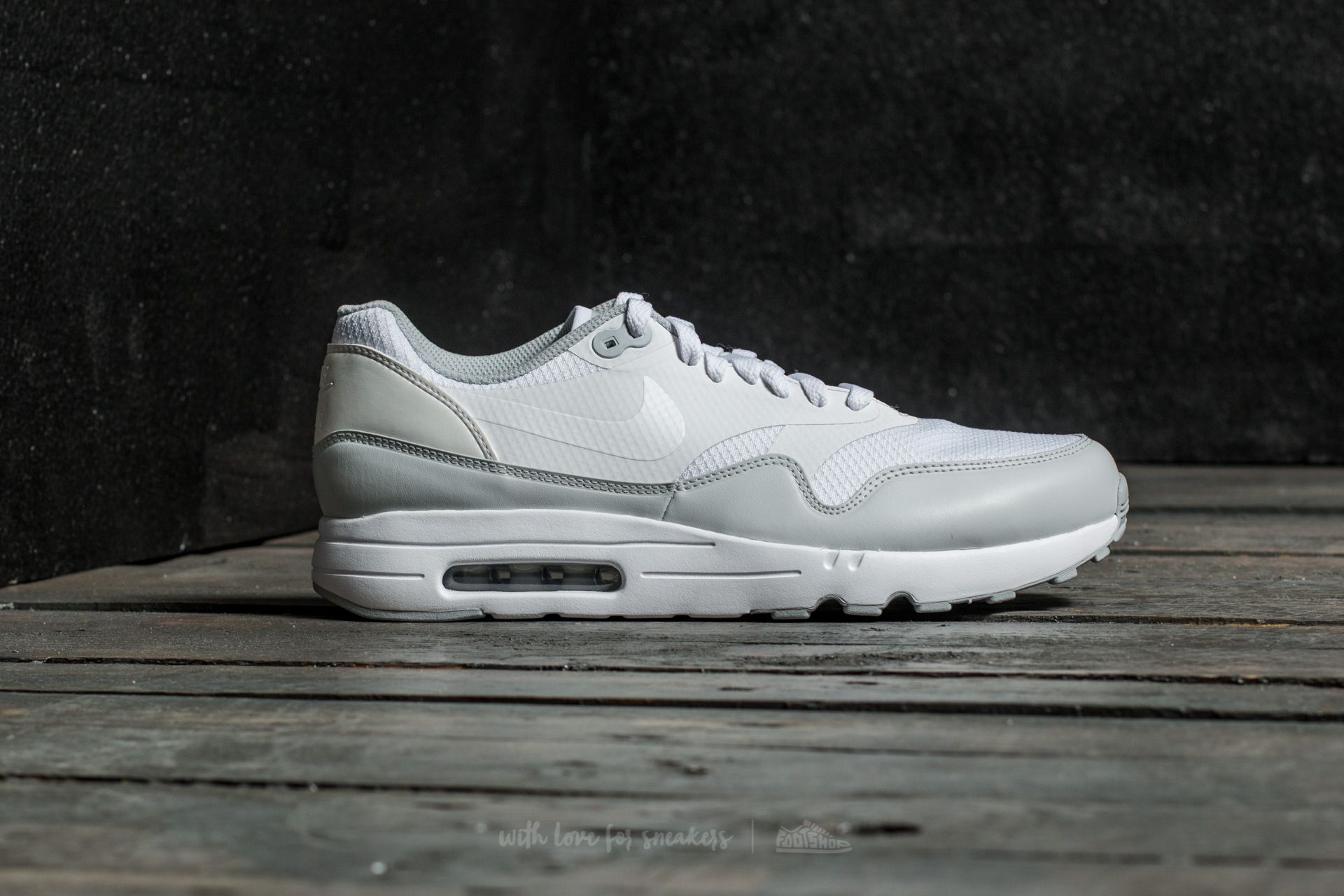 Herren Sneaker und Schuhe Nike Air Max 1 Ultra 2.0 Essential White/ White-Pure Platinum