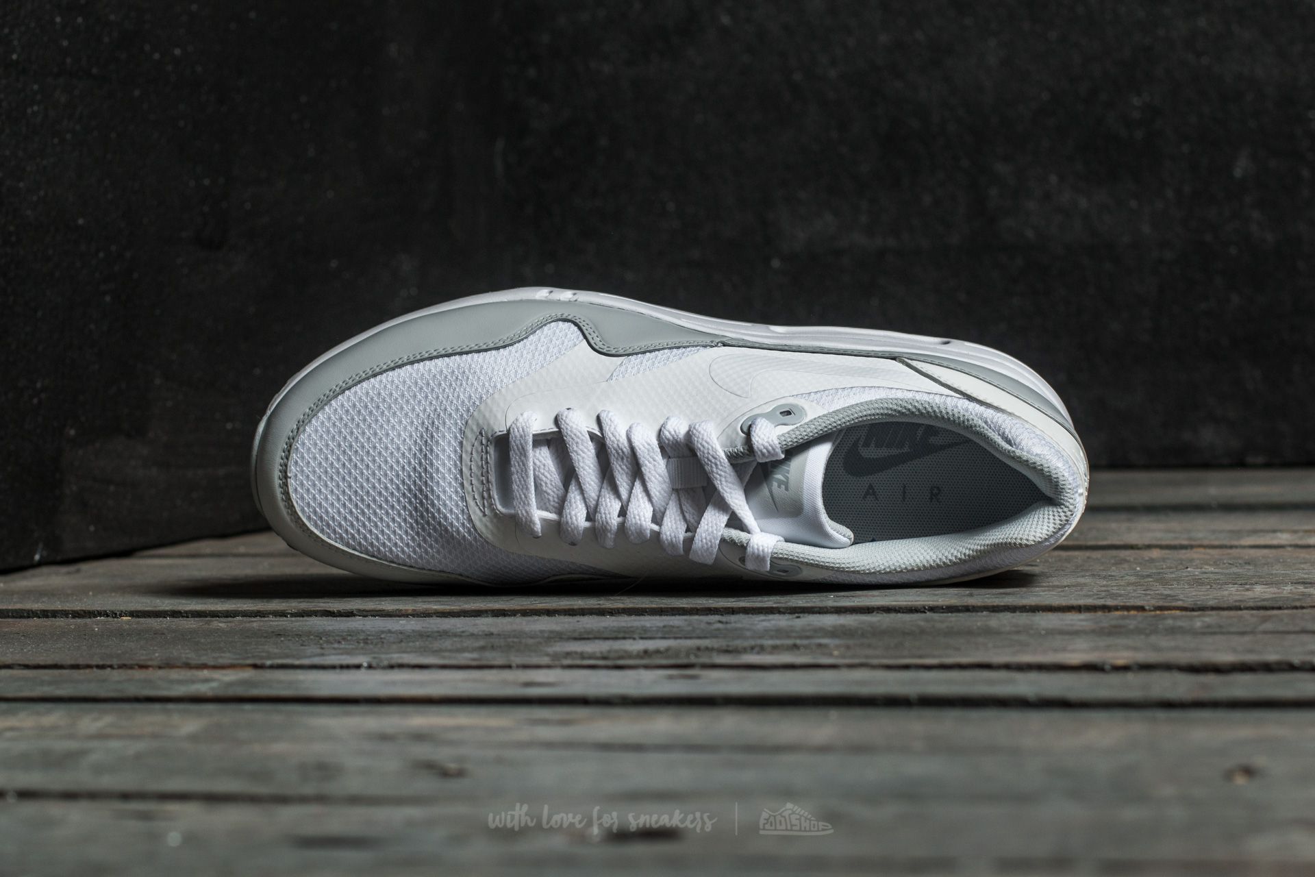 Herren Sneaker und Schuhe Nike Air Max 1 Ultra 2.0 Essential White/ White-Pure Platinum