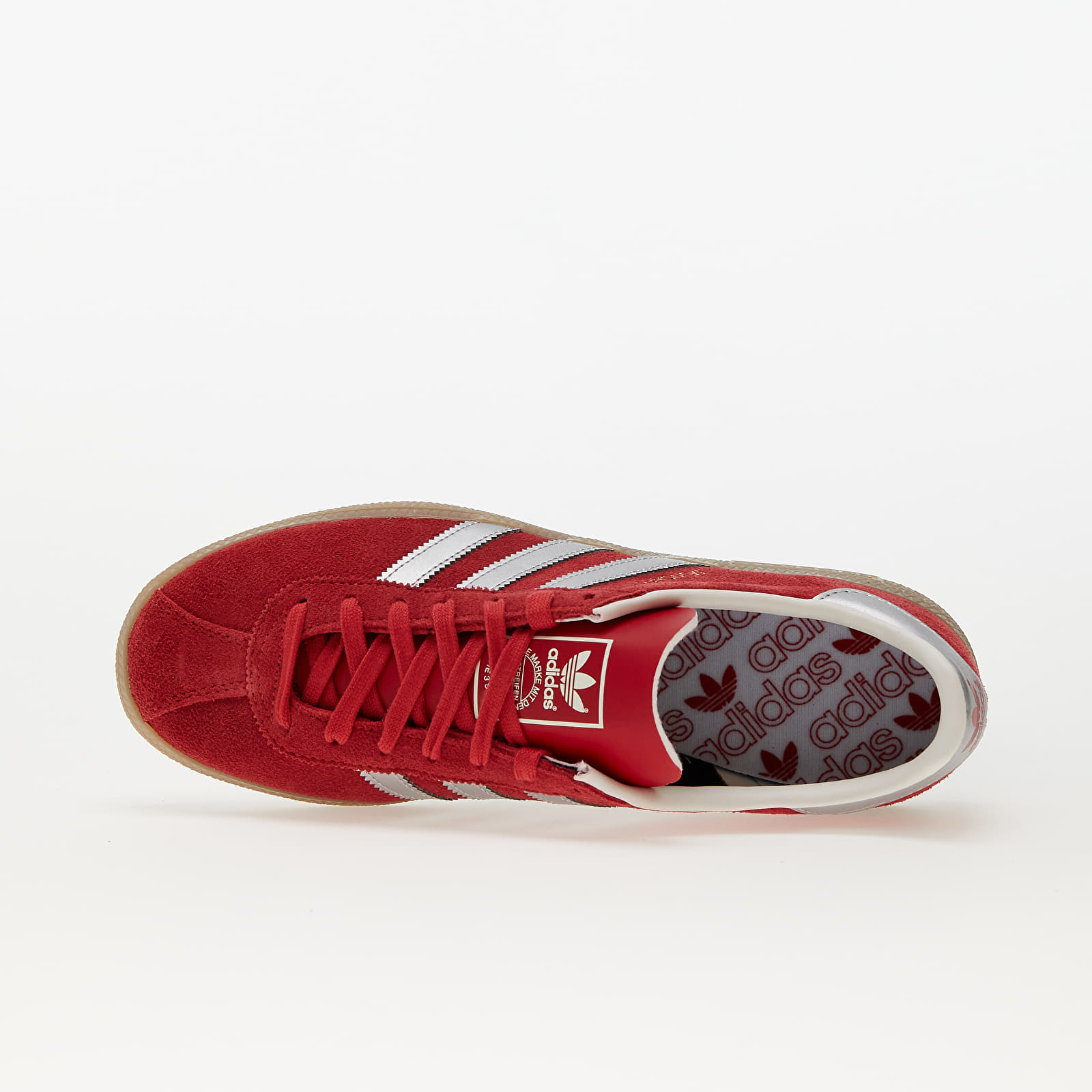 Zapatillas Hombre adidas Munchen Scarlet/ Metallic Silver/ Gum4