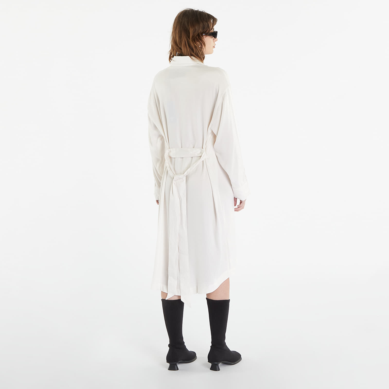 Φορέματα adidas Blue Version Club Long Sleeve Dress Core White