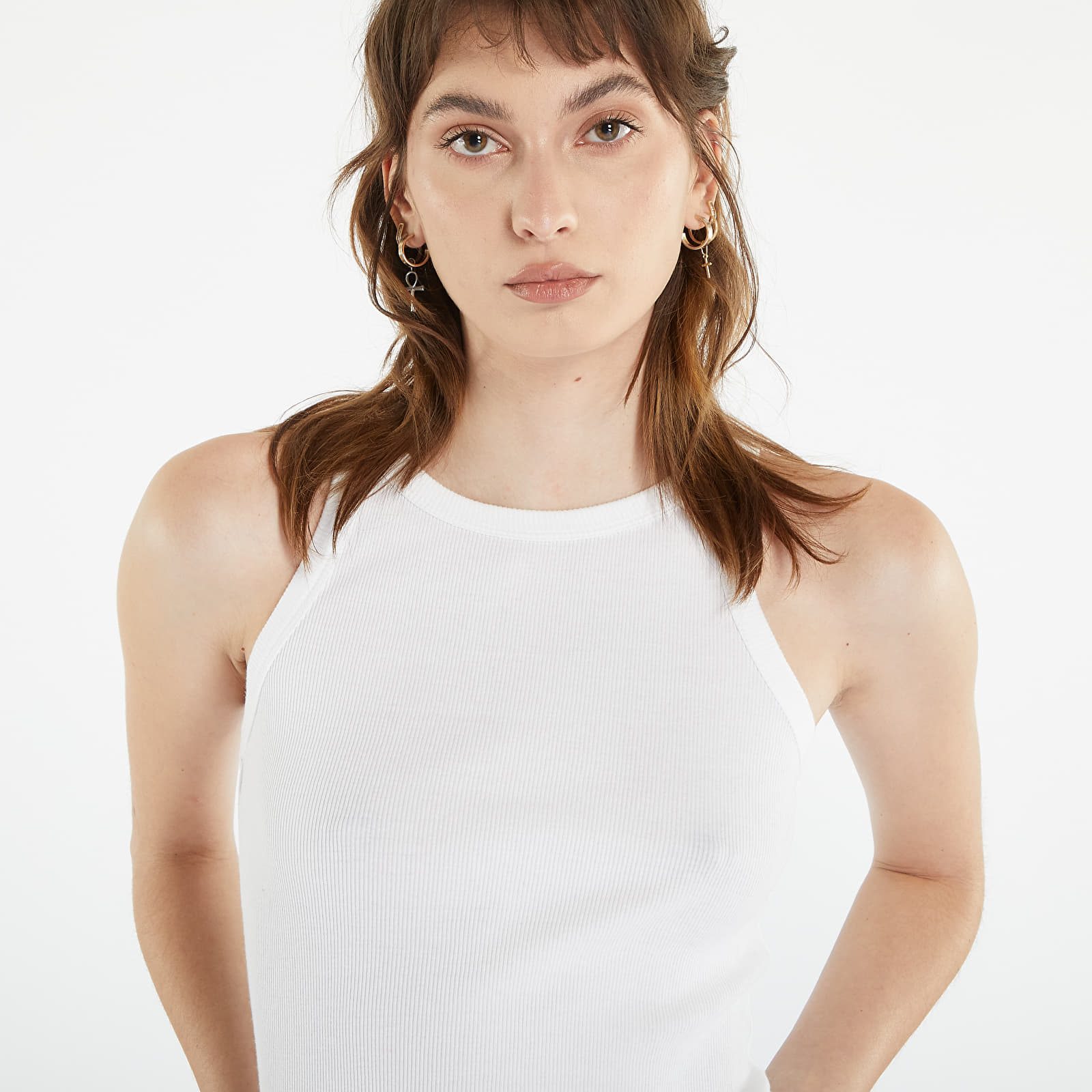 Ujjatlan pólók Levi's® Racer Tank White + Neutral