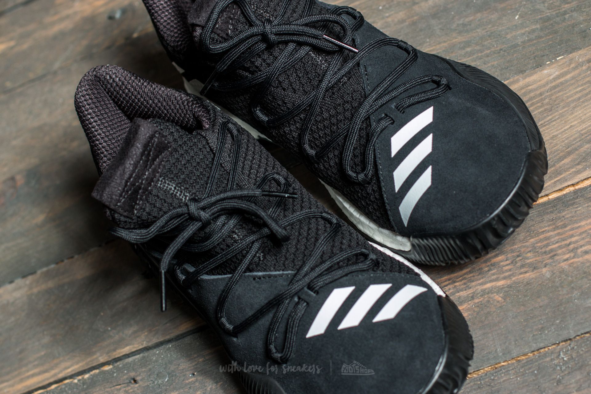 Pánske tenisky a topánky adidas Ado Crazy Explosive Black White/ White Black/ White Black