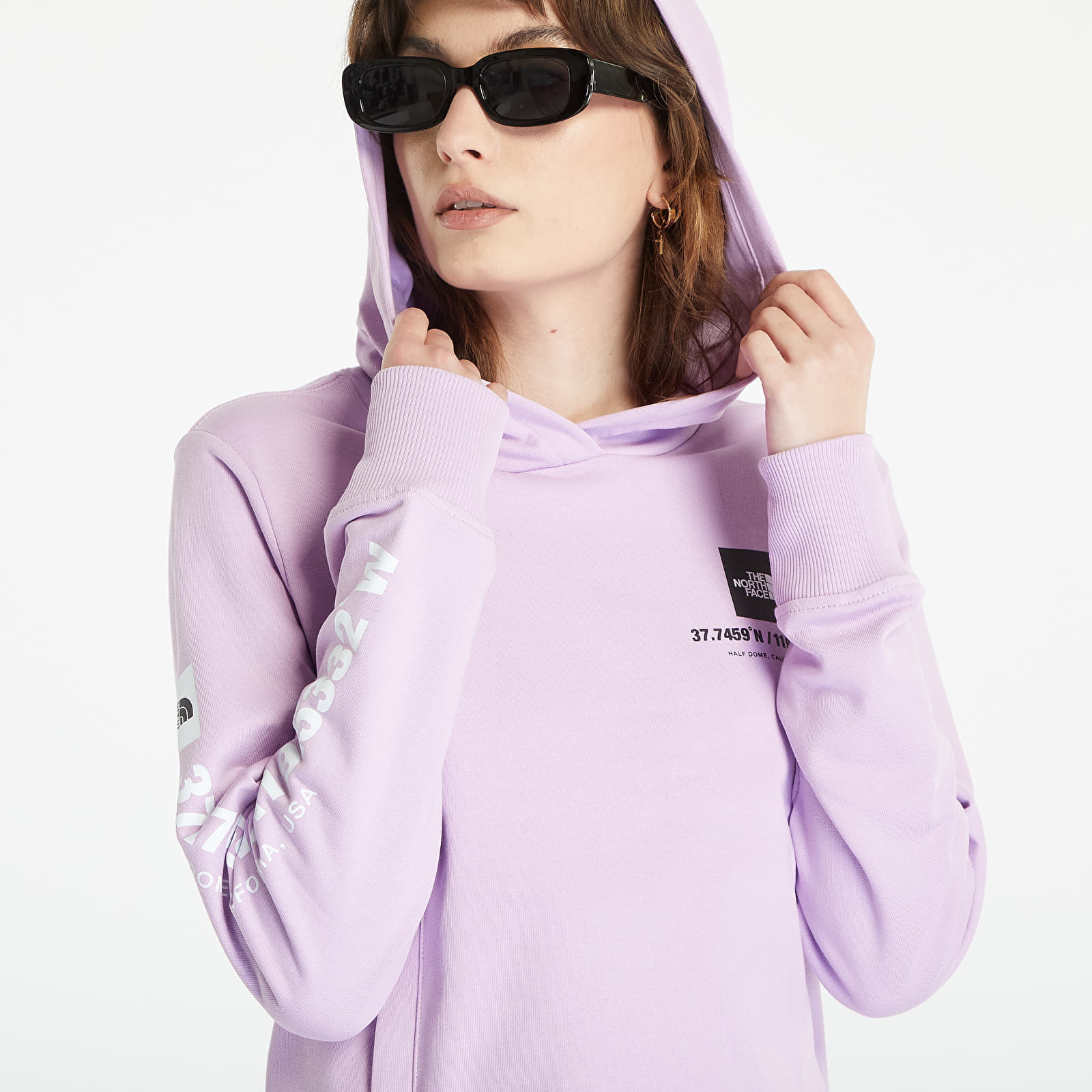 Mikina The North Face Coordinates Crop Hoodie Lupine L.