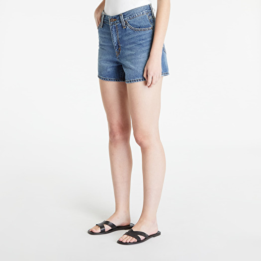 Šortky Levi's® 80S Mom Short You Sure Can Med Indigo - Worn In