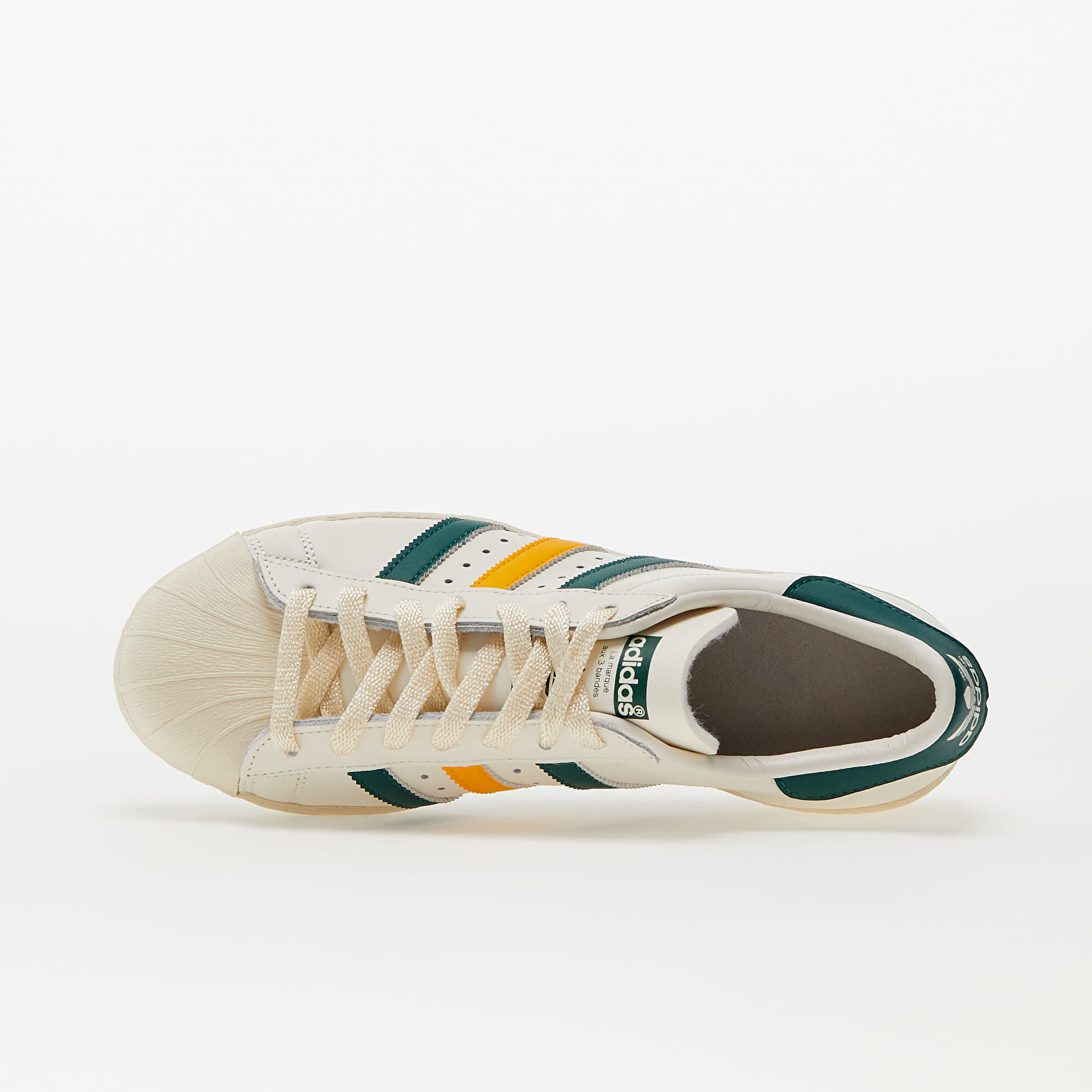 Men's shoes adidas Superstar 82 Cloud White/ Collegiate Green/ Collegiate Green