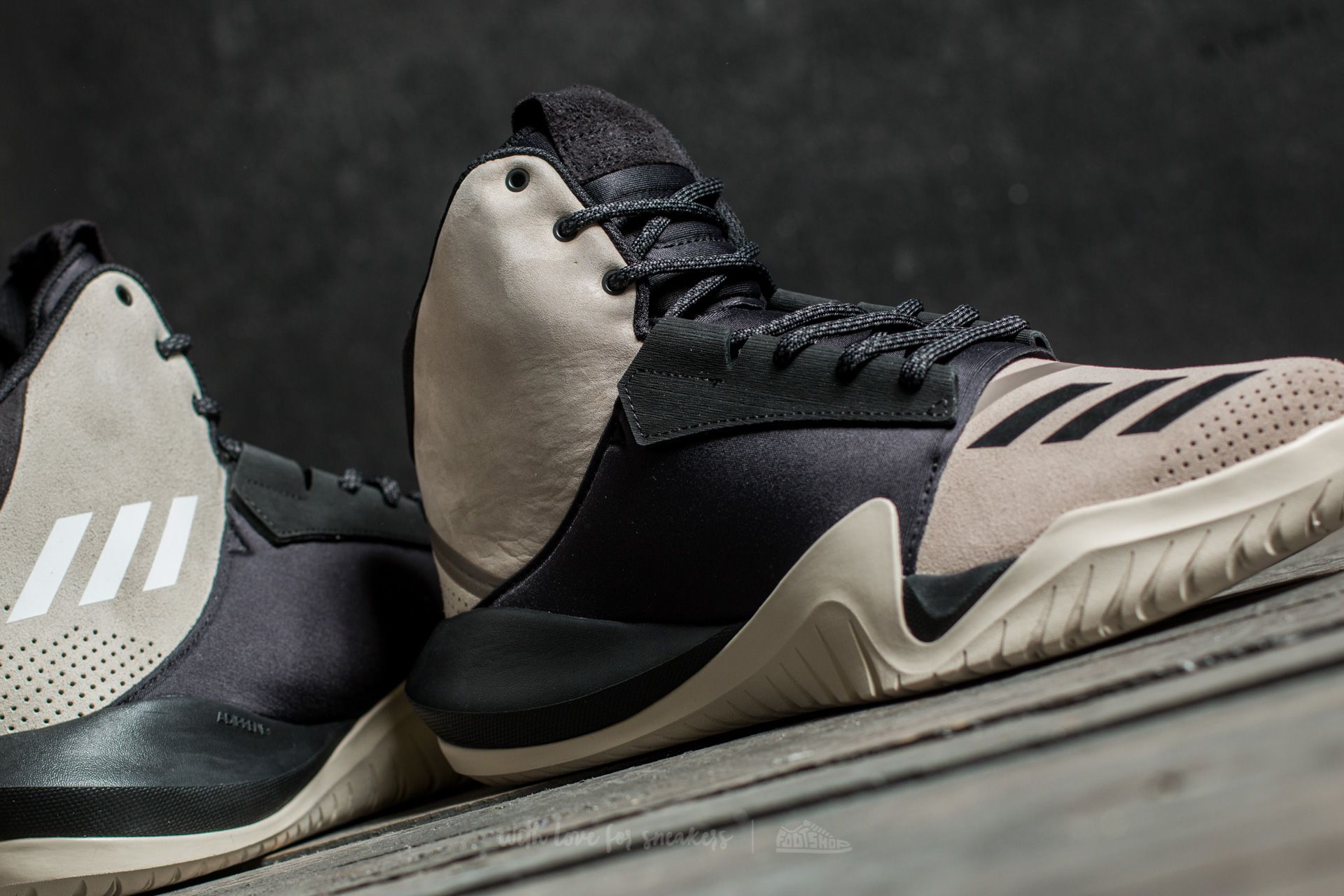 Buty męskie adidas Ado Crazy Team Core Clay Brown/ Black White/ White Black