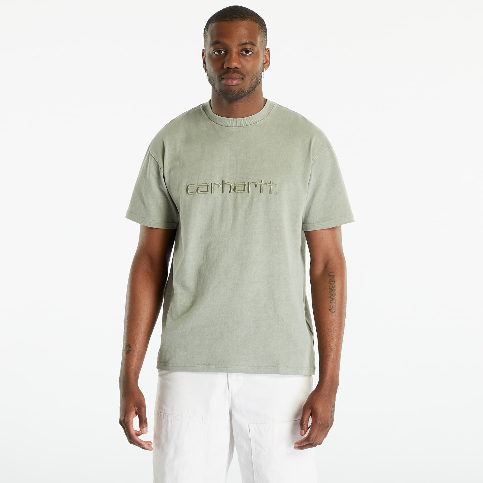 Camisetas Carhartt WIP Duster Short Sleeve T-Shirt UNISEX Yucca Garment Dyed