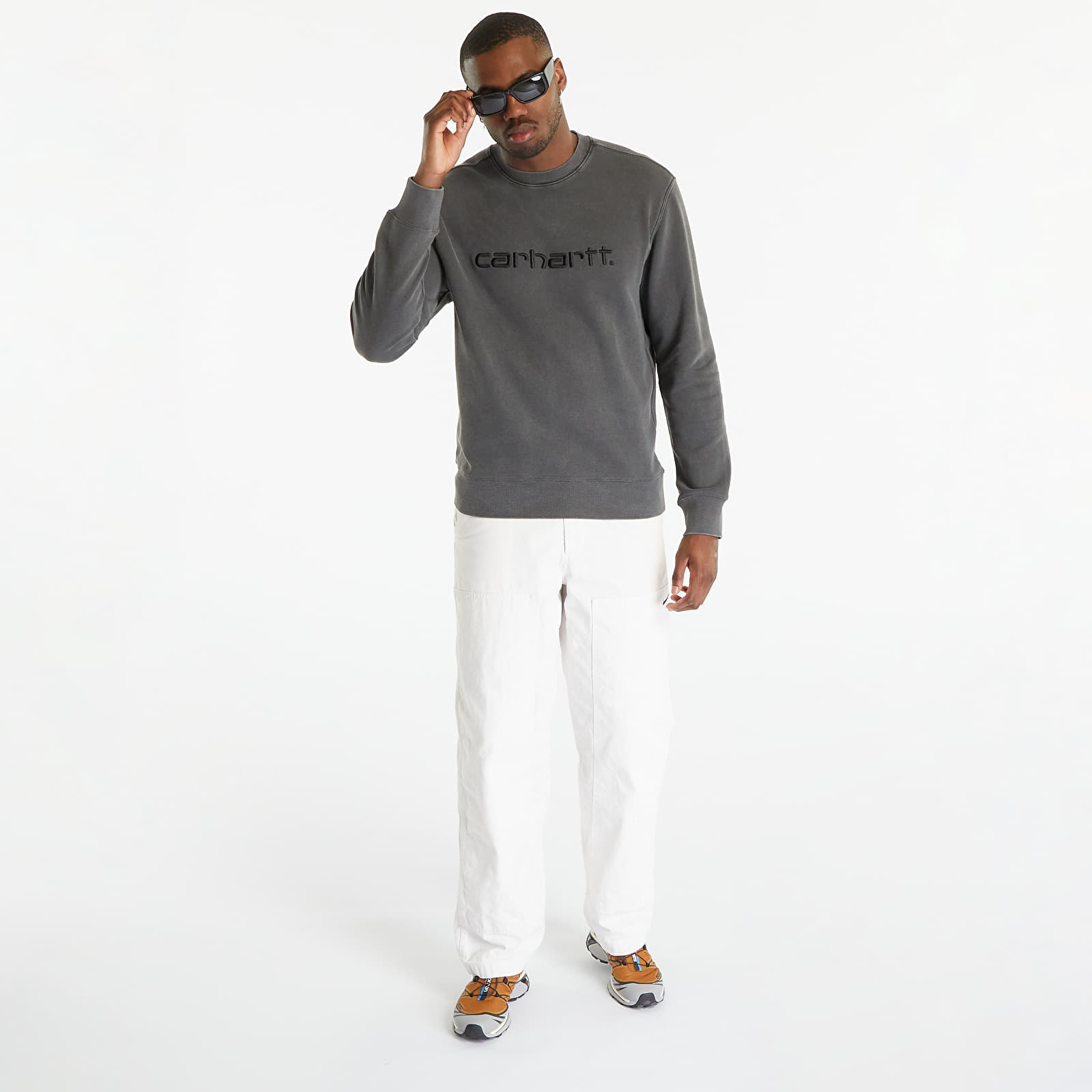 Hoodies and sweatshirts  Carhartt WIP Duster Sweatshirt UNISEX Black Garment Dyed