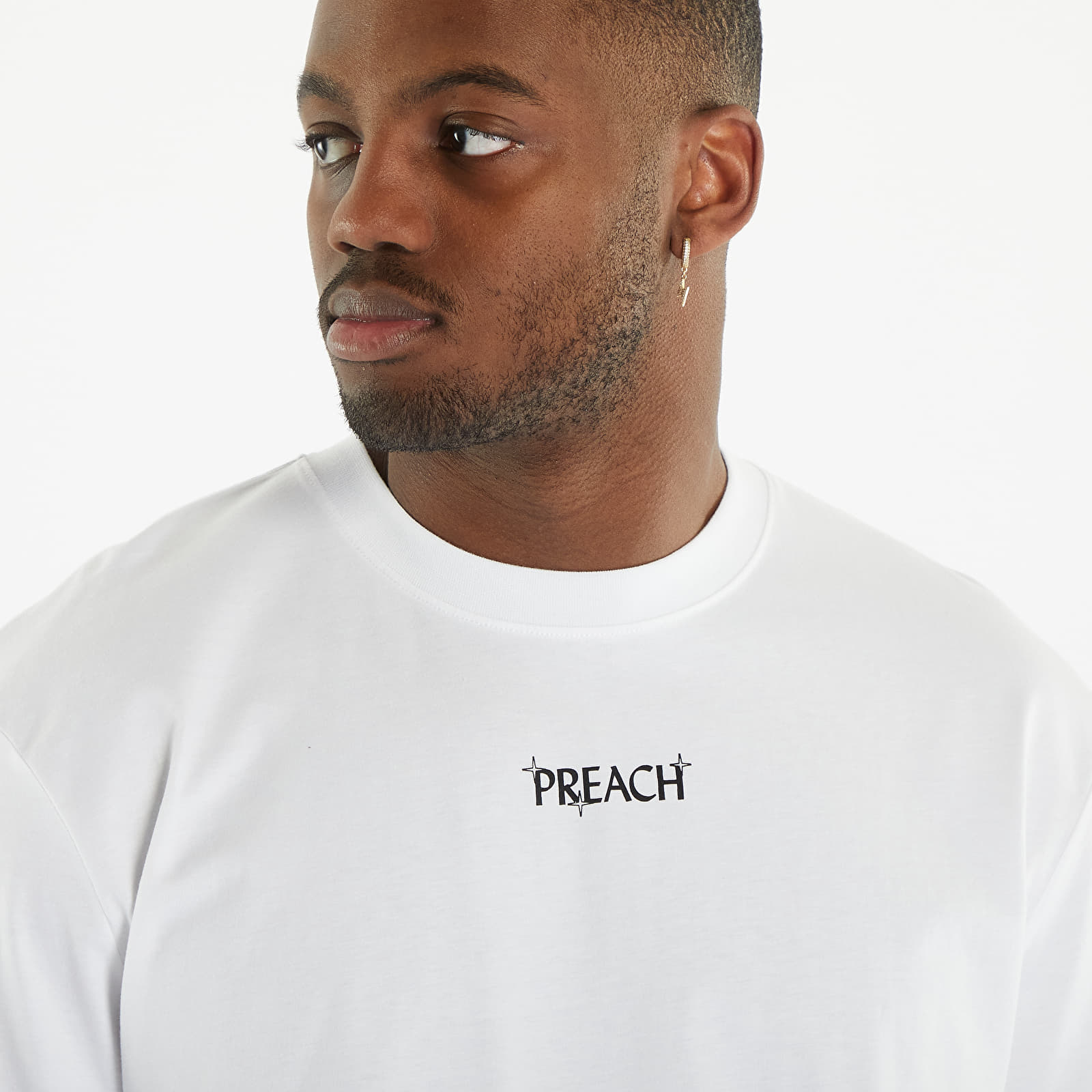 T-shirts PREACH Relaxed Triangle T GOTS White