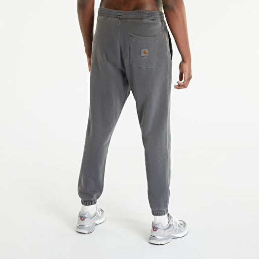 Jogger Pants Carhartt WIP Nelson Sweat Pant Black Garment Dyed