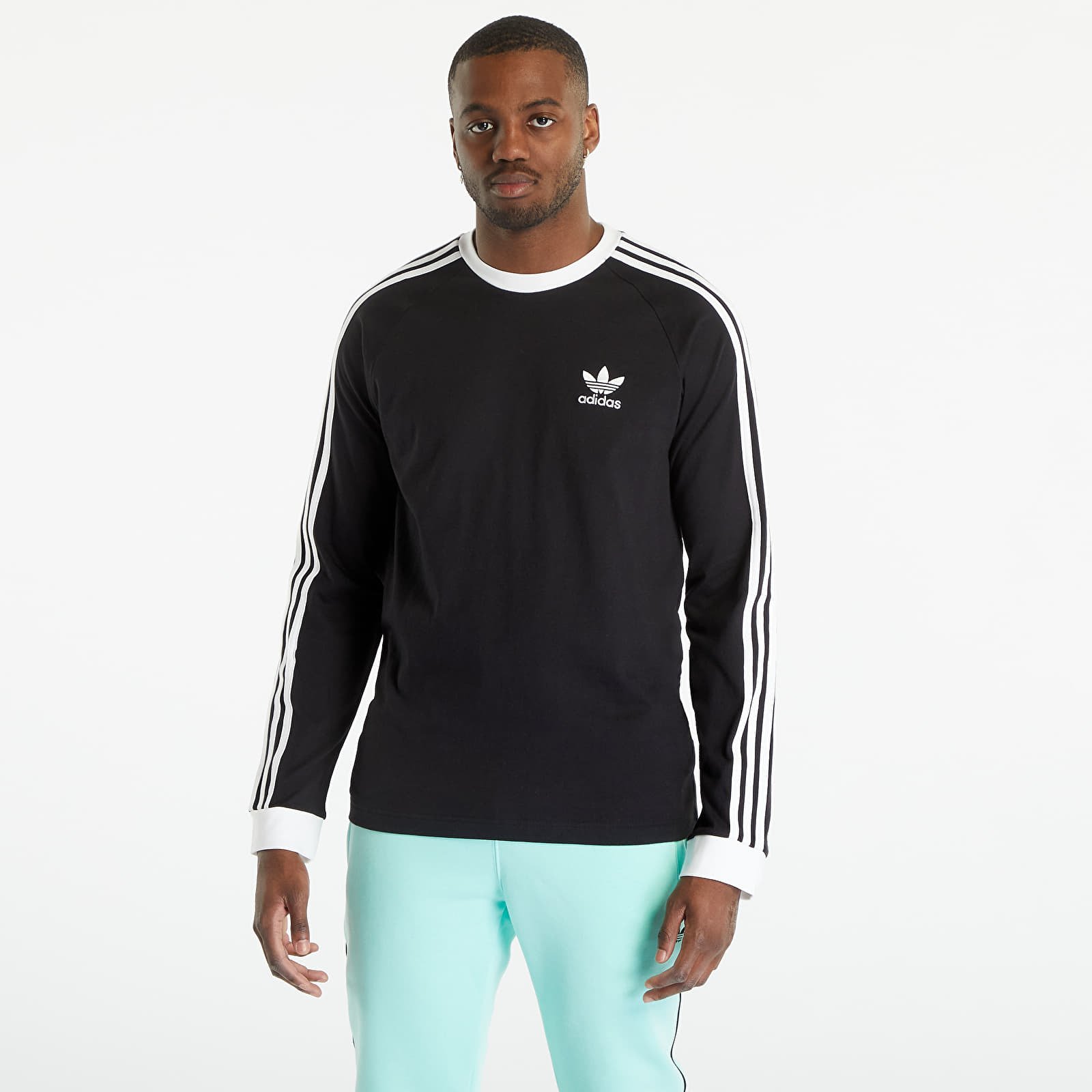 adidas Originals - adidas Adicolor Classics 3-stripes Long Sleeve T-Shirt Black